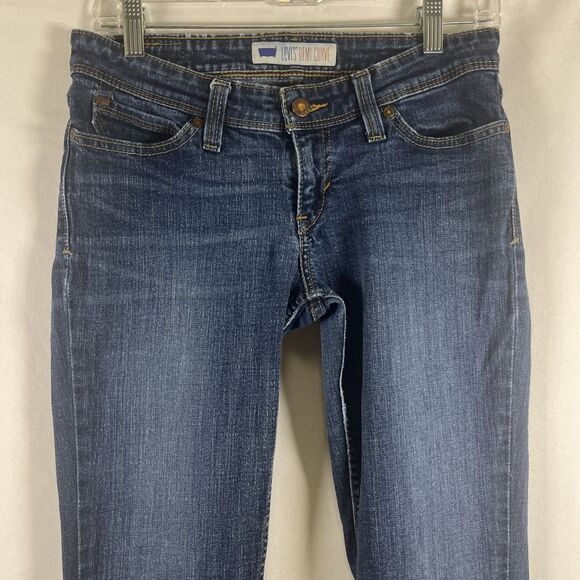 Levi's Demi Curve Jeans Women’s Low Rise Shaping Denim Straight Leg Stretch Fit - Picture 2 of 8